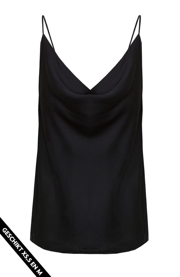 Spaghetti Top Waterval Zwart – shoparchief, foto 1