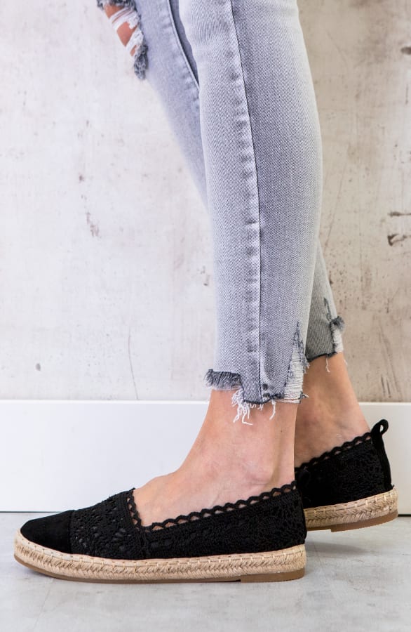 Espadrilles Kant Zwart – shoparchief, foto 3