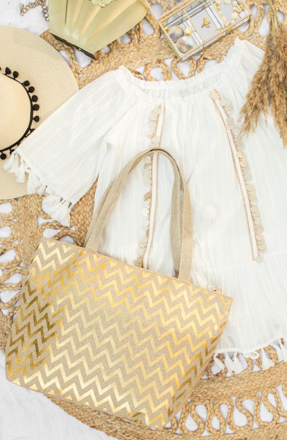 Zigzag Tas Deluxe Goud – shoparchief, foto 2