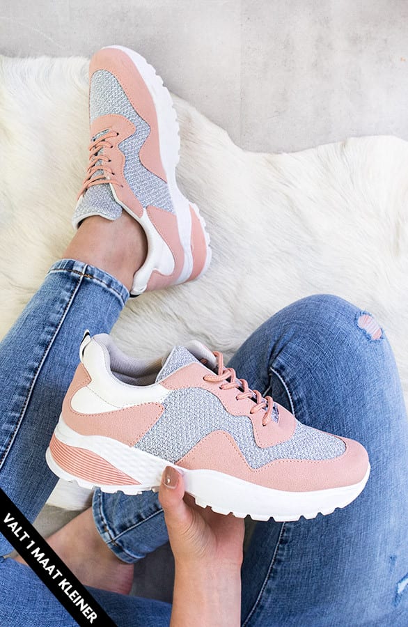 Dad Sneaker Damen Lachsrosa, Shoparchiv, Foto 1