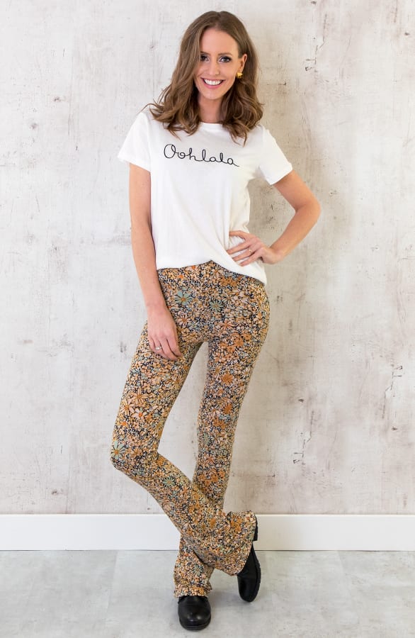Oohlala Top Wit Zwart – shoparchief, foto 1