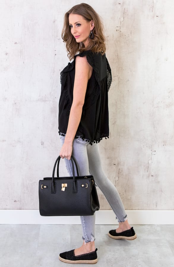 Handtas Luxury Zwart – shoparchief, foto 3