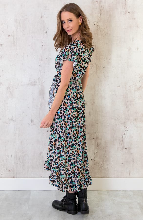 Panter Midi Jurk Met Sterren – shoparchief, foto 4