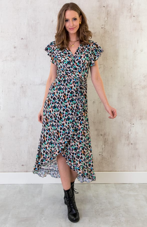 Panter Midi Jurk Met Sterren – shoparchief, foto 6