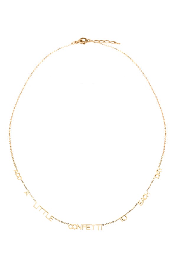 Quote Ketting Confetti Goud – shoparchief, foto 1