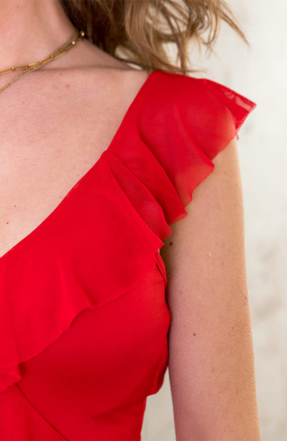 Ruches Body Rood – shoparchief, foto 5