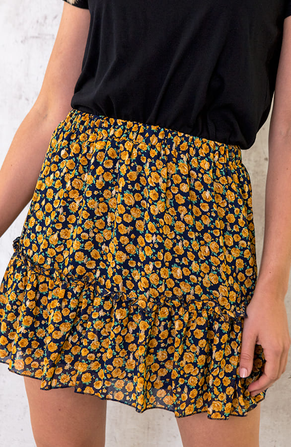 Bloemen Rok Exclusive Geel – shoparchief, foto 1