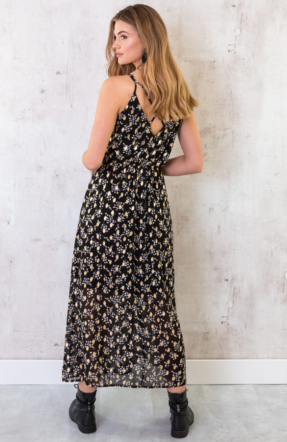 Bloemen Spaghetti Maxi Jurk – shoparchief, foto 3