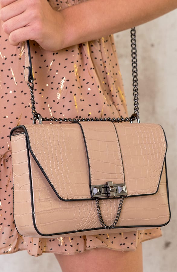 Chain Tas Snake Beige – shoparchief, foto 1