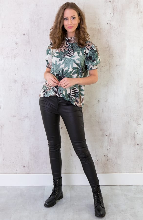 Col Top Met Bladeren – shoparchief, foto 5