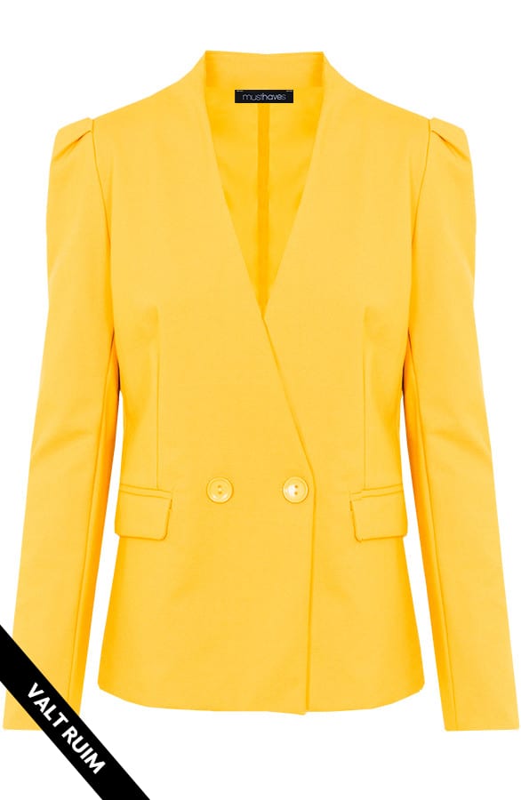 Dames Blazer Geel – shoparchief, foto 1