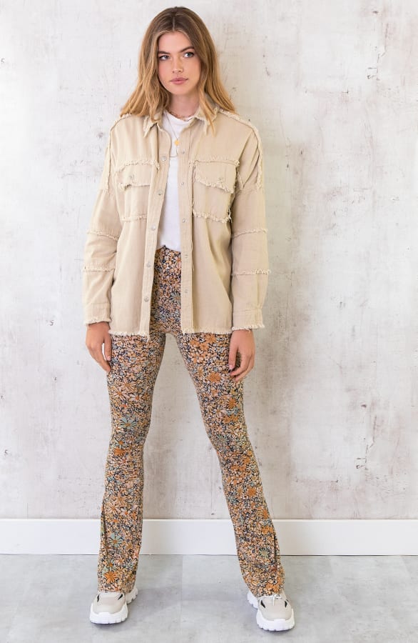 Ibiza Tassel Jacket Oversized Beige – shoparchief, foto 12