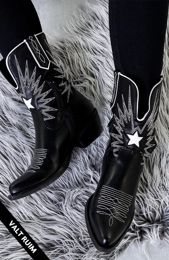 Leren Cowboylaarzen Dames – shoparchief, foto 1