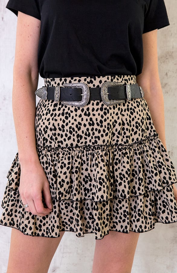 Limited Cheetah Laagjes Rok Beige – shoparchief, foto 2