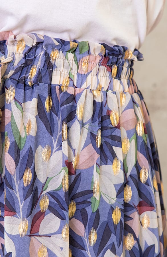 Midi Rok Met Bladeren – shoparchief, foto 4