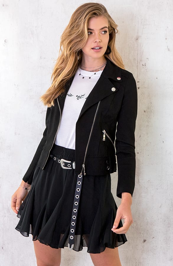 Plooien Rok Zwart – shoparchief, foto 2