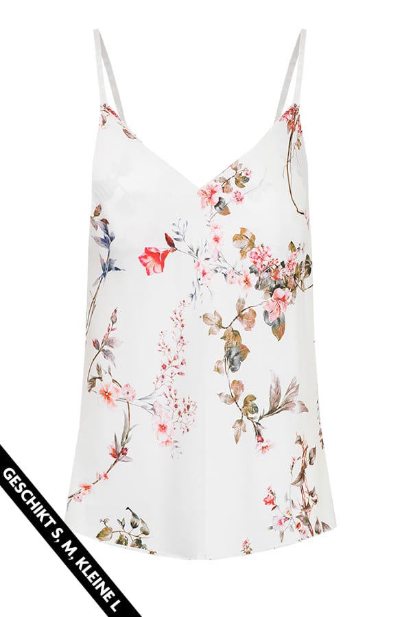 Spaghetti Top Met Bloemen – shoparchief, foto 1