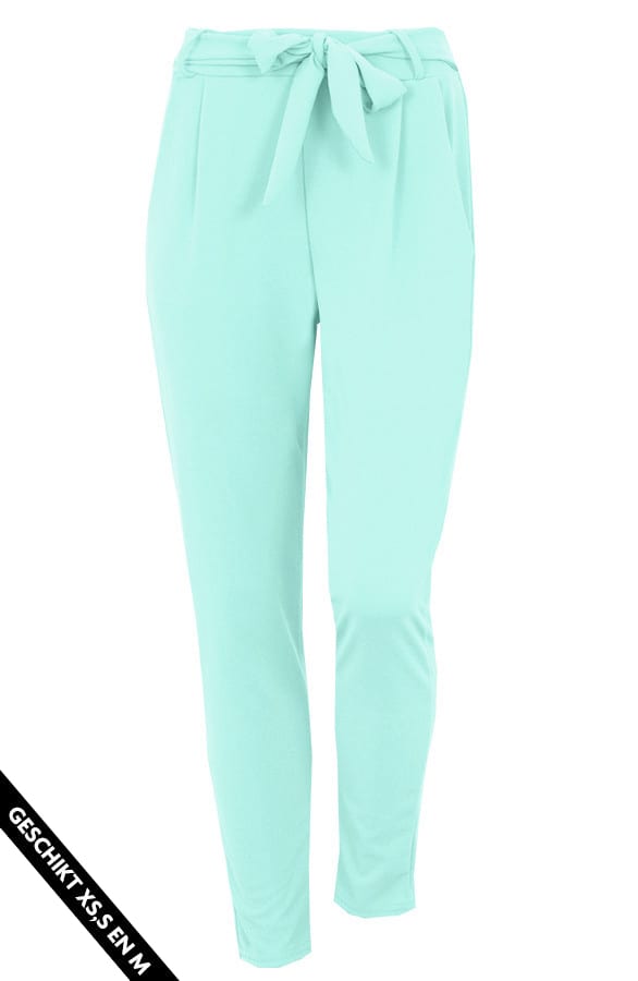 Strik Broek Basic Mintgroen – shoparchief, foto 1
