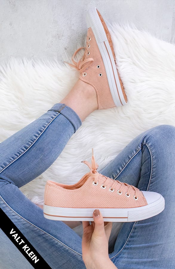 Suede Sneakers Rosa, Shoparchiv, Foto 1