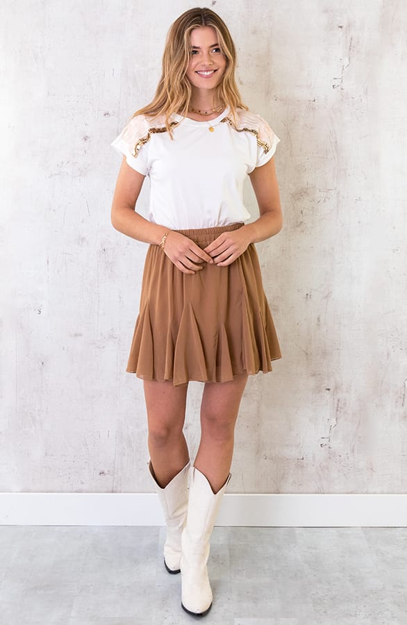Top Met Pailletten Wit – shoparchief, foto 4