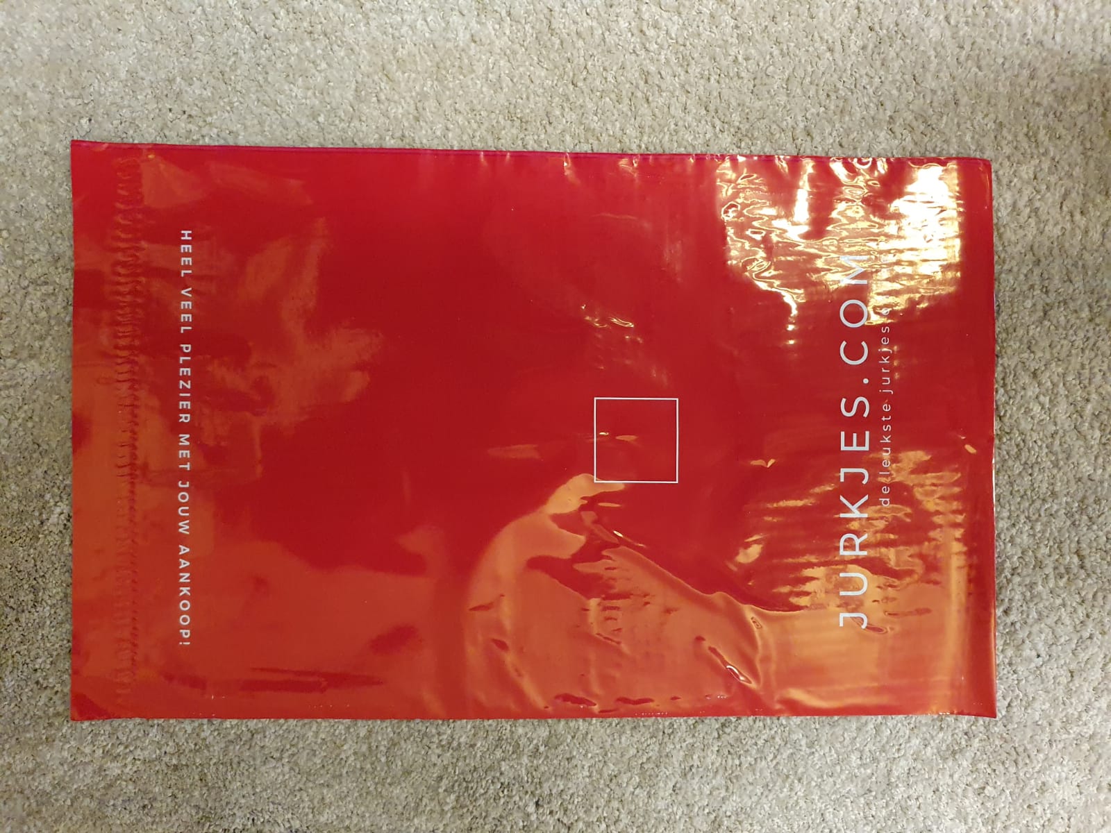 Jurk - plastic klein 32x43+7CM – shoparchief, foto 1