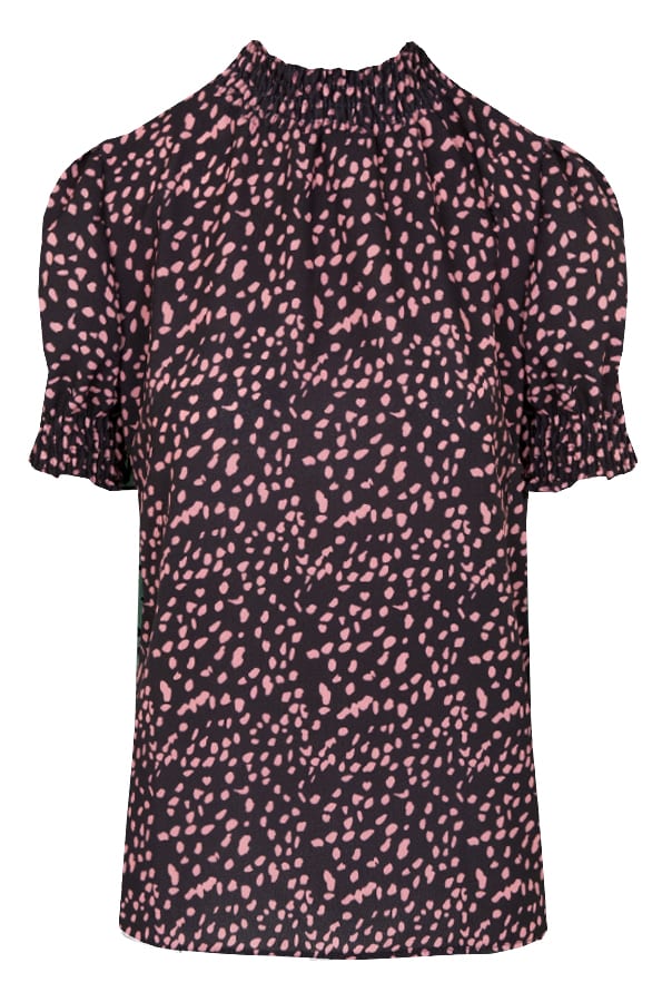 Cheetah Col Top Zwart Koraal – shoparchief, foto 5