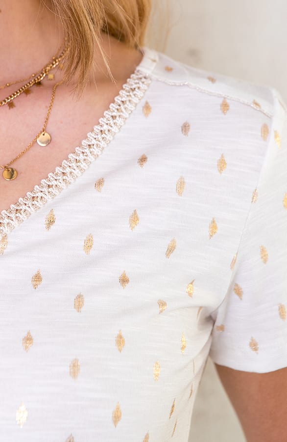 Golden Leaves Top Wit – shoparchief, foto 5