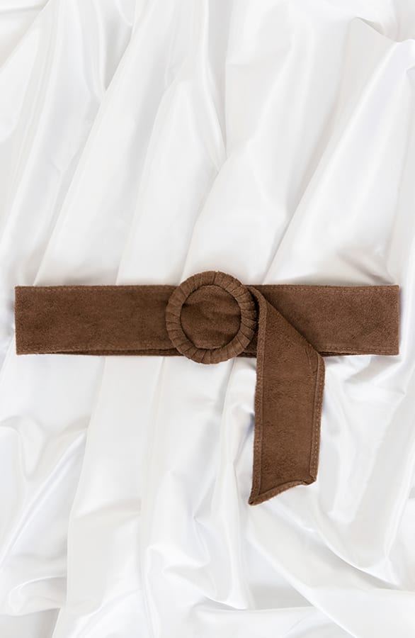 Suede Riem Bruin – shoparchief, foto 1