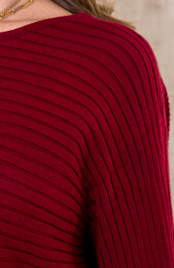 Trui Twinset Bordeaux – shoparchief, foto 6