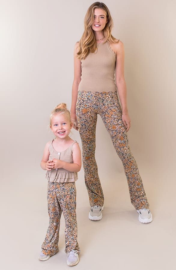 Flared Hose Blumen Kids, Shoparchiv, Foto 1