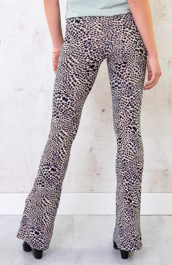 Flared Broek Hartjes Roze – shoparchief, foto 3
