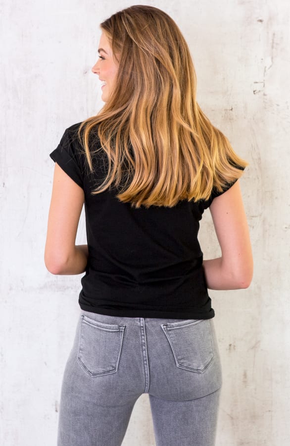 Girl Power Top Zwart – shoparchief, foto 4
