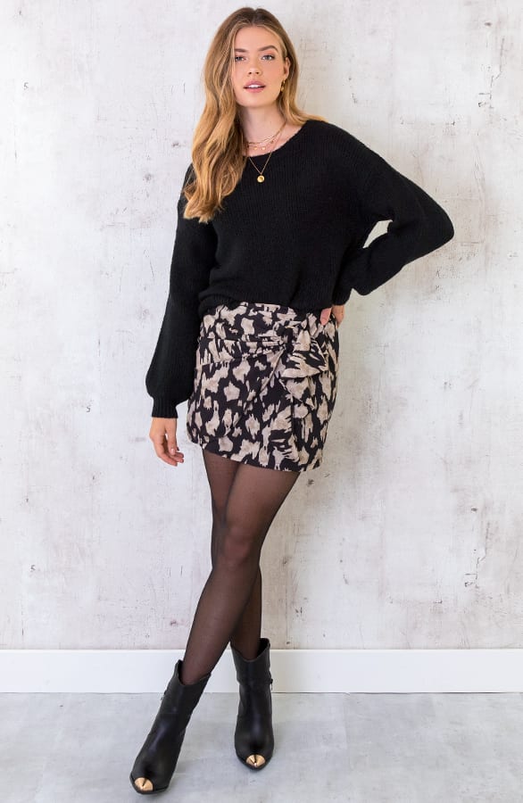 Trui Gebreid Dames Zwart – shoparchief, foto 6