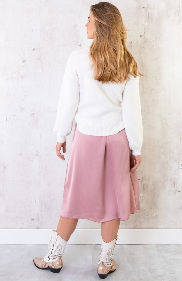 Satijnen Rok Roze – shoparchief, foto 5
