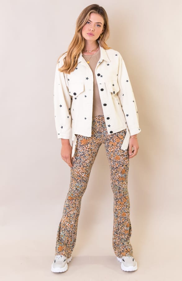 Sterren Spijkerjas Beige – shoparchief, foto 2
