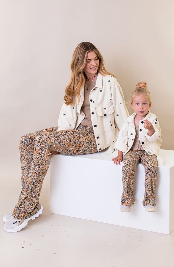 Sterren Spijkerjasje Kids Beige – shoparchief, foto 1