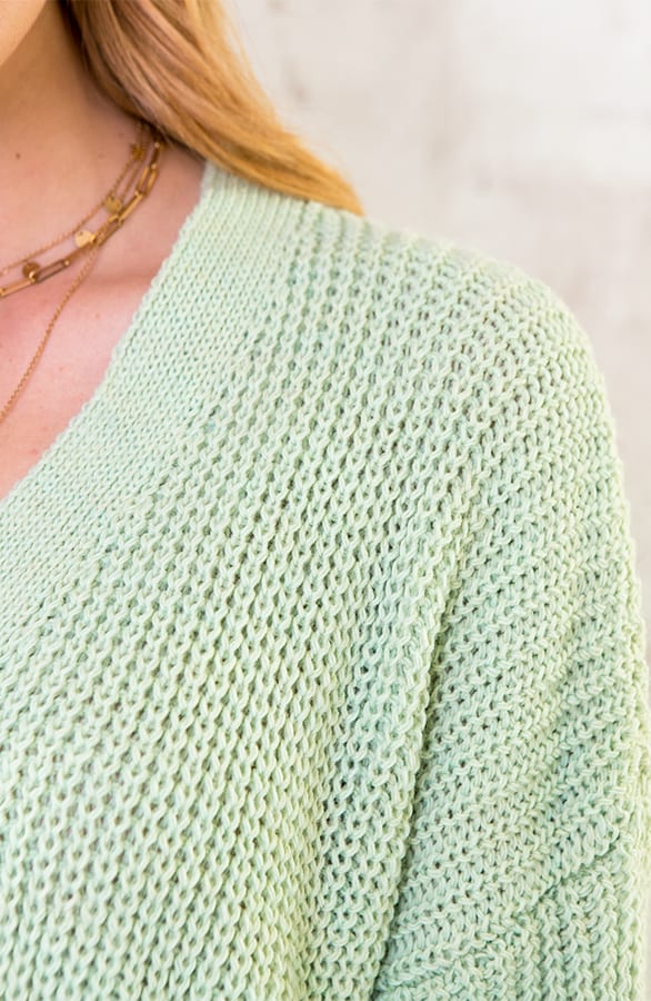 Strik Vest Gebreid Mint – shoparchief, foto 5