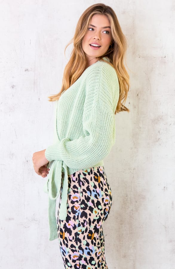Strik Vest Gebreid Mint – shoparchief, foto 2