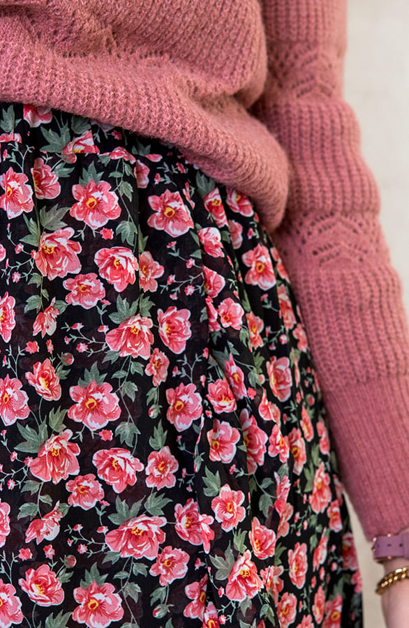 Bloemen Ruches Rok Dames – shoparchief, foto 5
