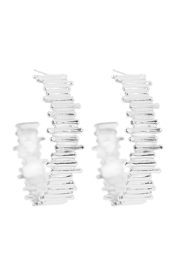 Creool Luxury Oorbellen Zilver – shoparchief, foto 7