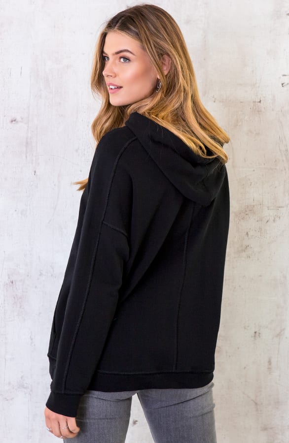 Hoodie Met Capuchon Zwart – shoparchief, foto 4