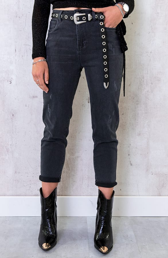 Mom Fit Jeans Dunkelgrau, Shoparchiv, Foto 1