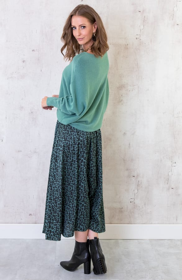 Oversized Soft Trui Dust Mint – shoparchief, foto 3