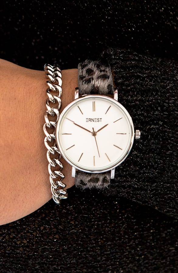 Panter Horloge Dames Grijs – shoparchief, foto 2
