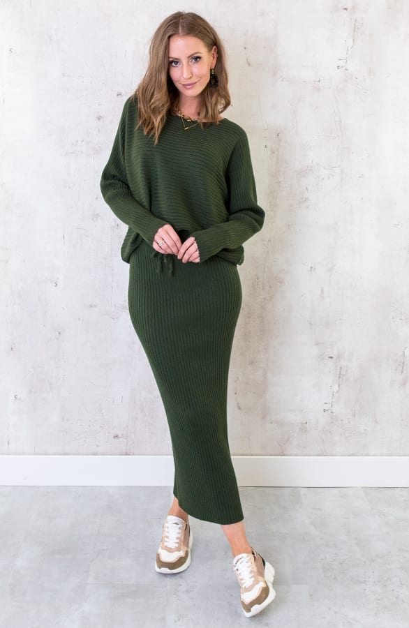 Rok Twinset Legergroen – shoparchief, foto 6
