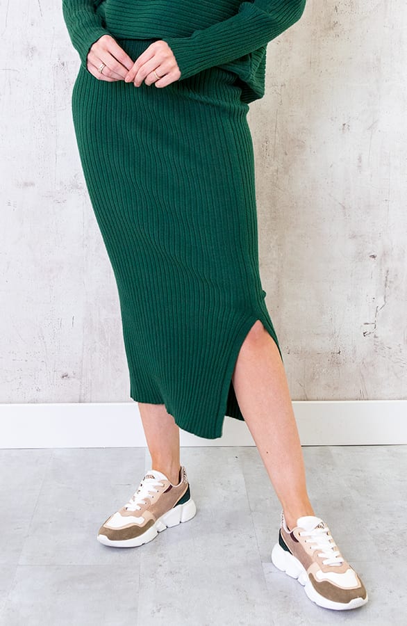 Rok Twinset Smaragdgroen – shoparchief, foto 6