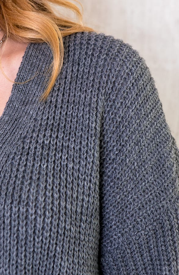 Strik Vest Gebreid Grijs – shoparchief, foto 5