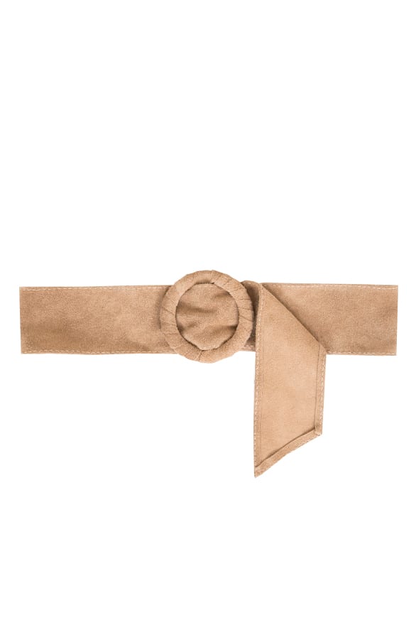 Suede Riem Beige – shoparchief, foto 1