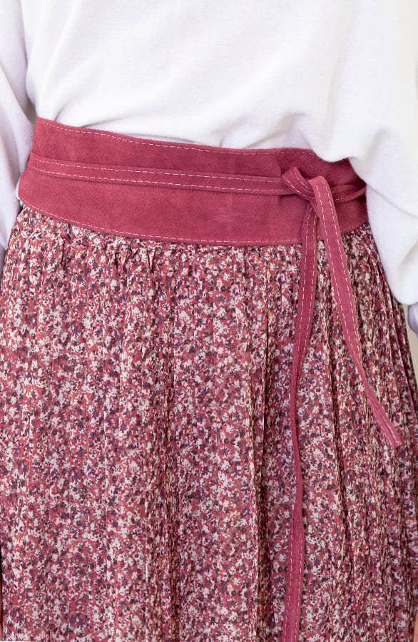 Suede Wikkelriem Dust Roze – shoparchief, foto 5