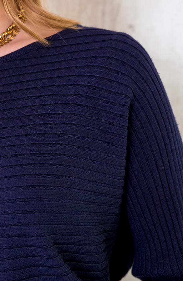 Trui Twinset Marineblauw – shoparchief, foto 4